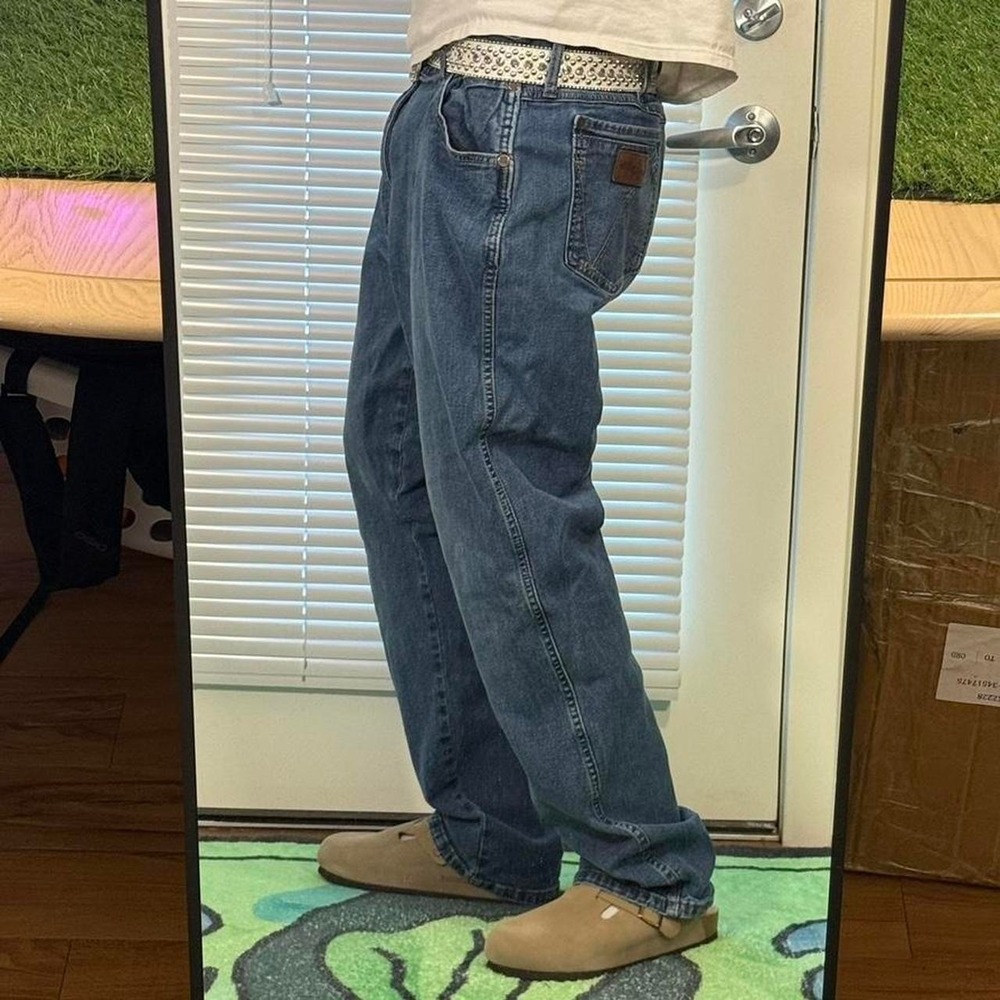 Wrangler Retro blue jeans slim straight fit 42x32